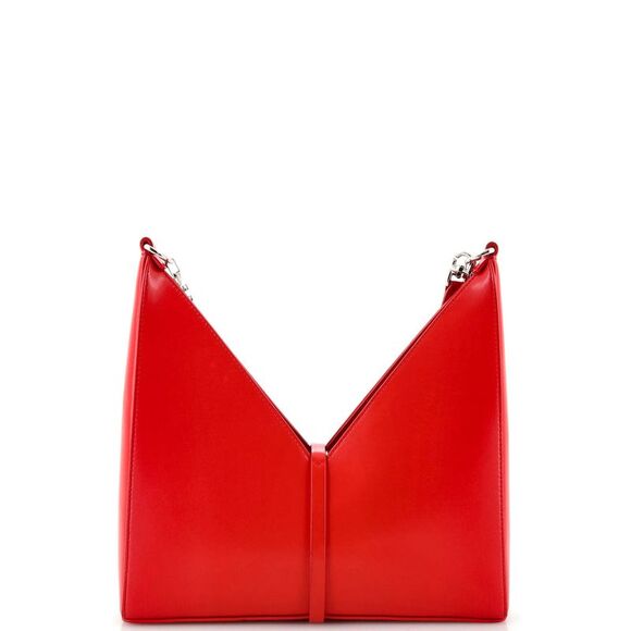 Givenchy Cut Out Shoulder Bag Leather Small Red - Picture 4 of 12